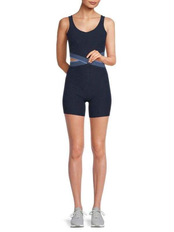 Beyond yoga Cut Out Romper 1