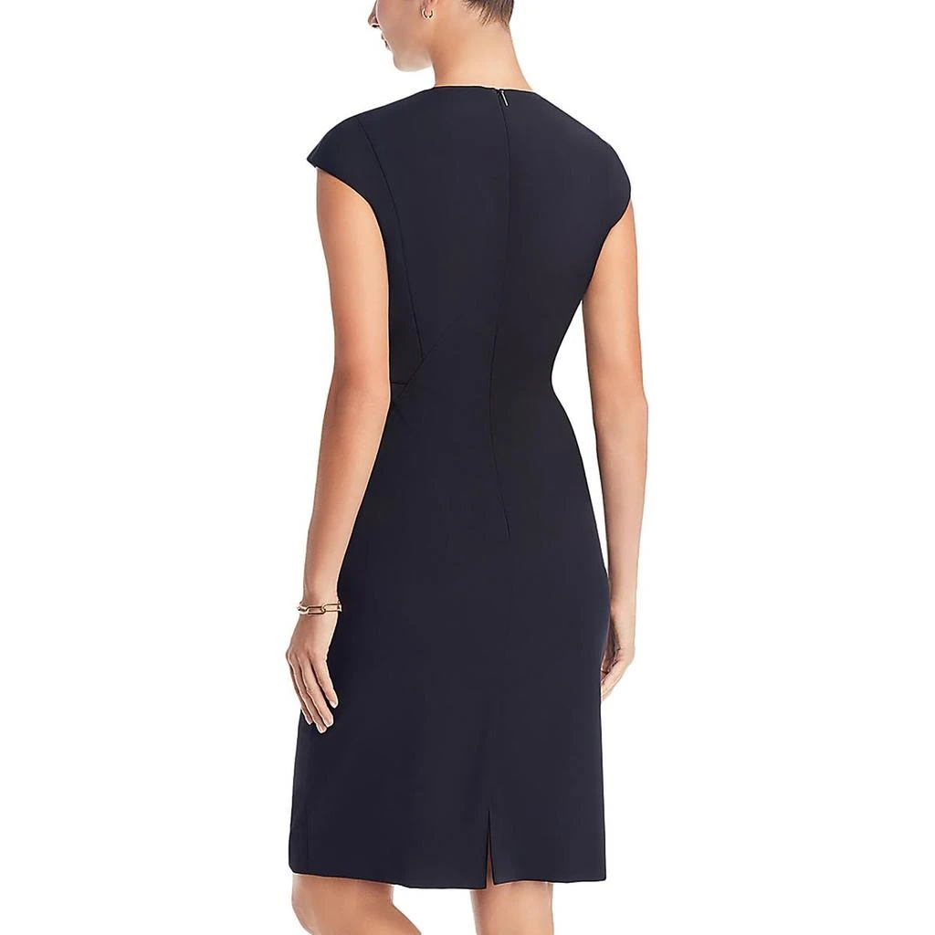 Hugo Boss Womens Solid Wool Sheath Dress 2