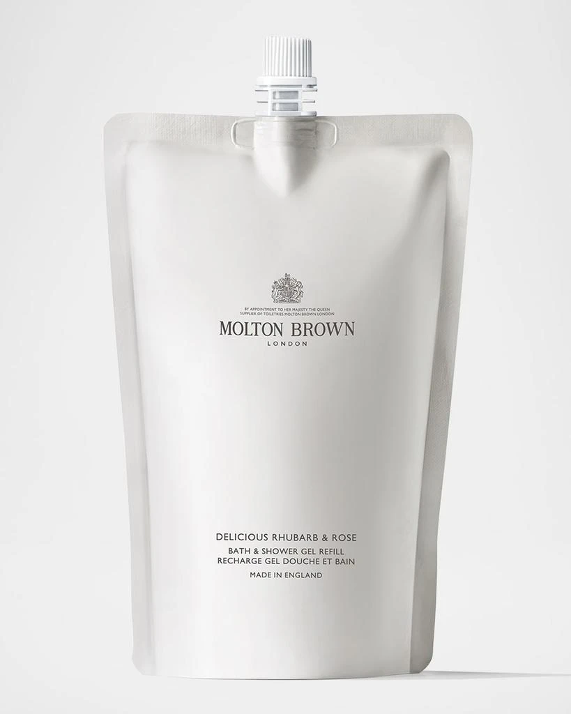 Molton Brown Delicious Rhubarb and Rose Bath Shower Gel Refill, 13.5 oz. 1