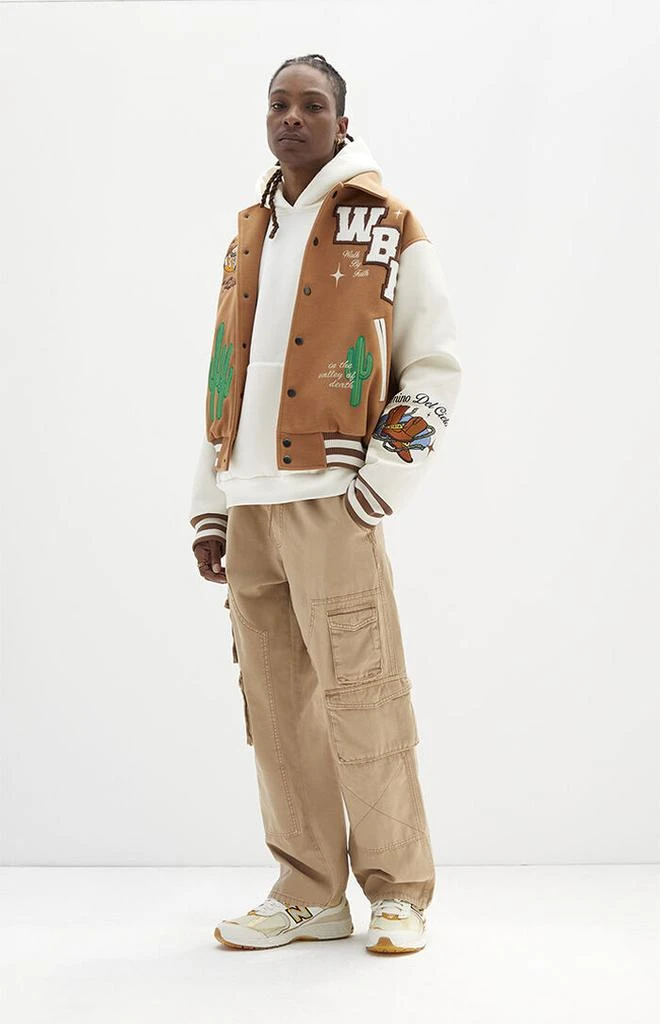 PacSun Tan Baggy Carpenter Cargo Pants 3