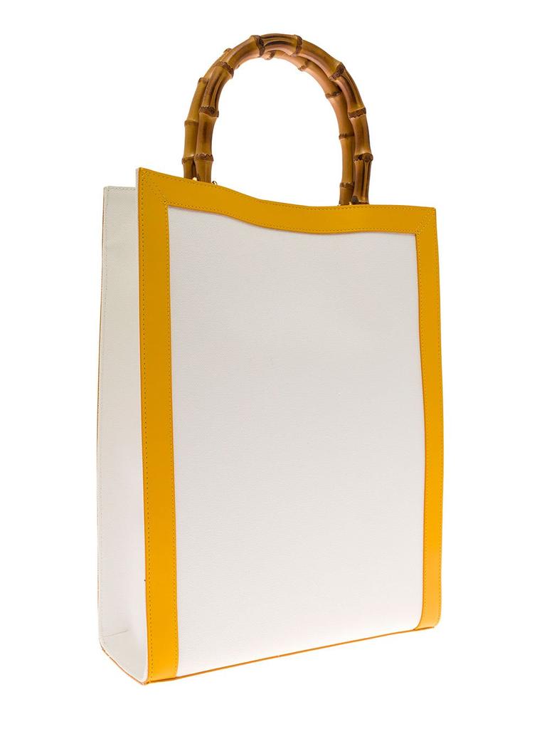 Casablanca Casablanca Logo Print Two-Tone Tote Bag