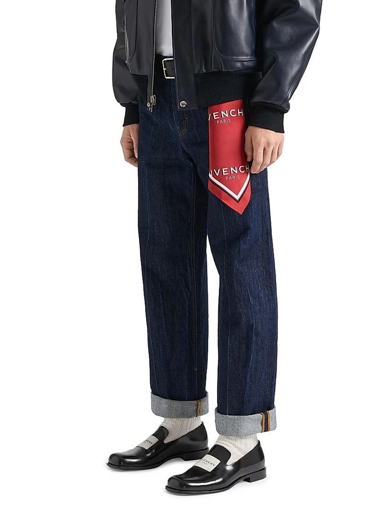 Givenchy Wide Leg Jeans in Denim 4