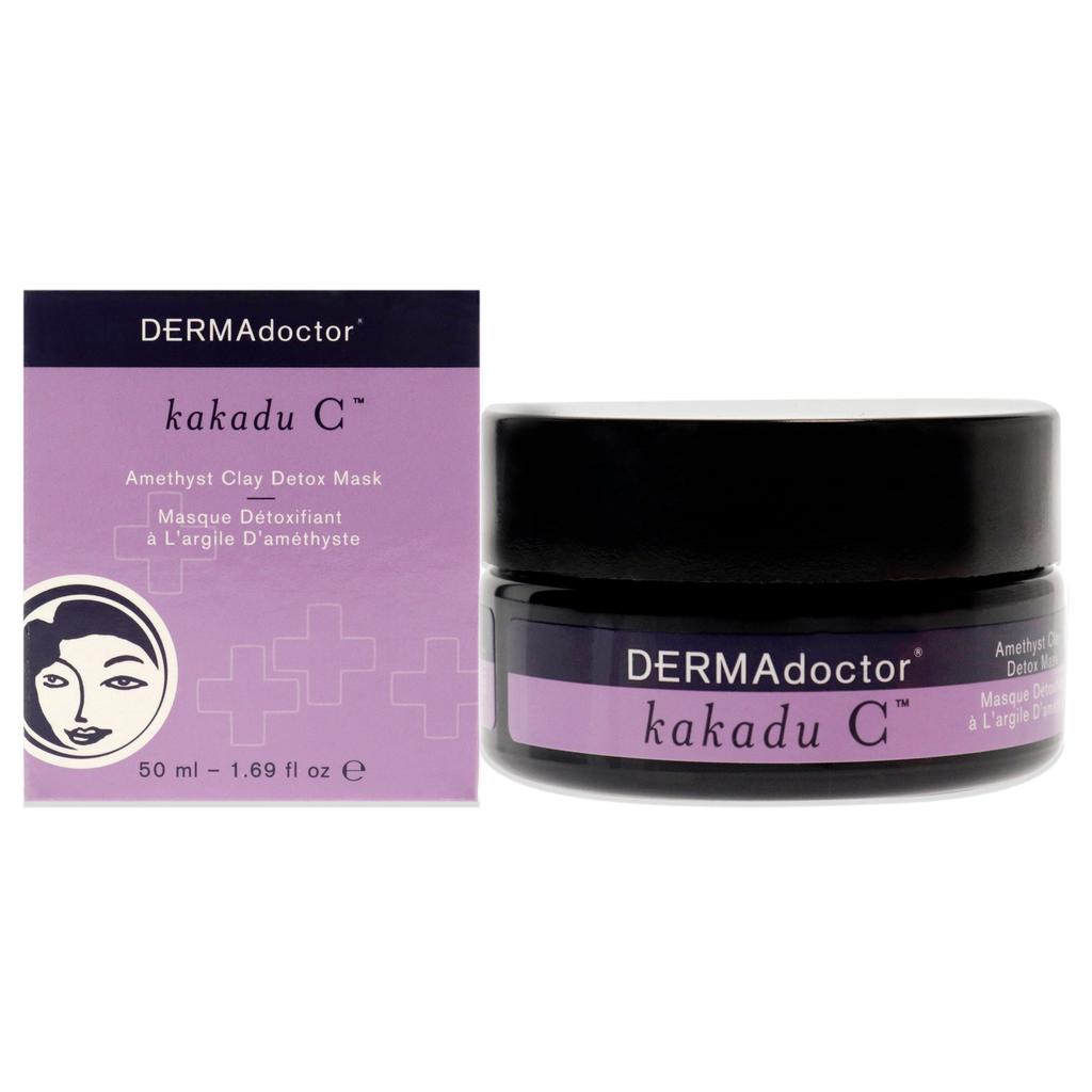 DERMAdoctor Kakadu C Amethyst Clay Detox Mask by DERMAdoctor for Women - 1.69 oz Mask
