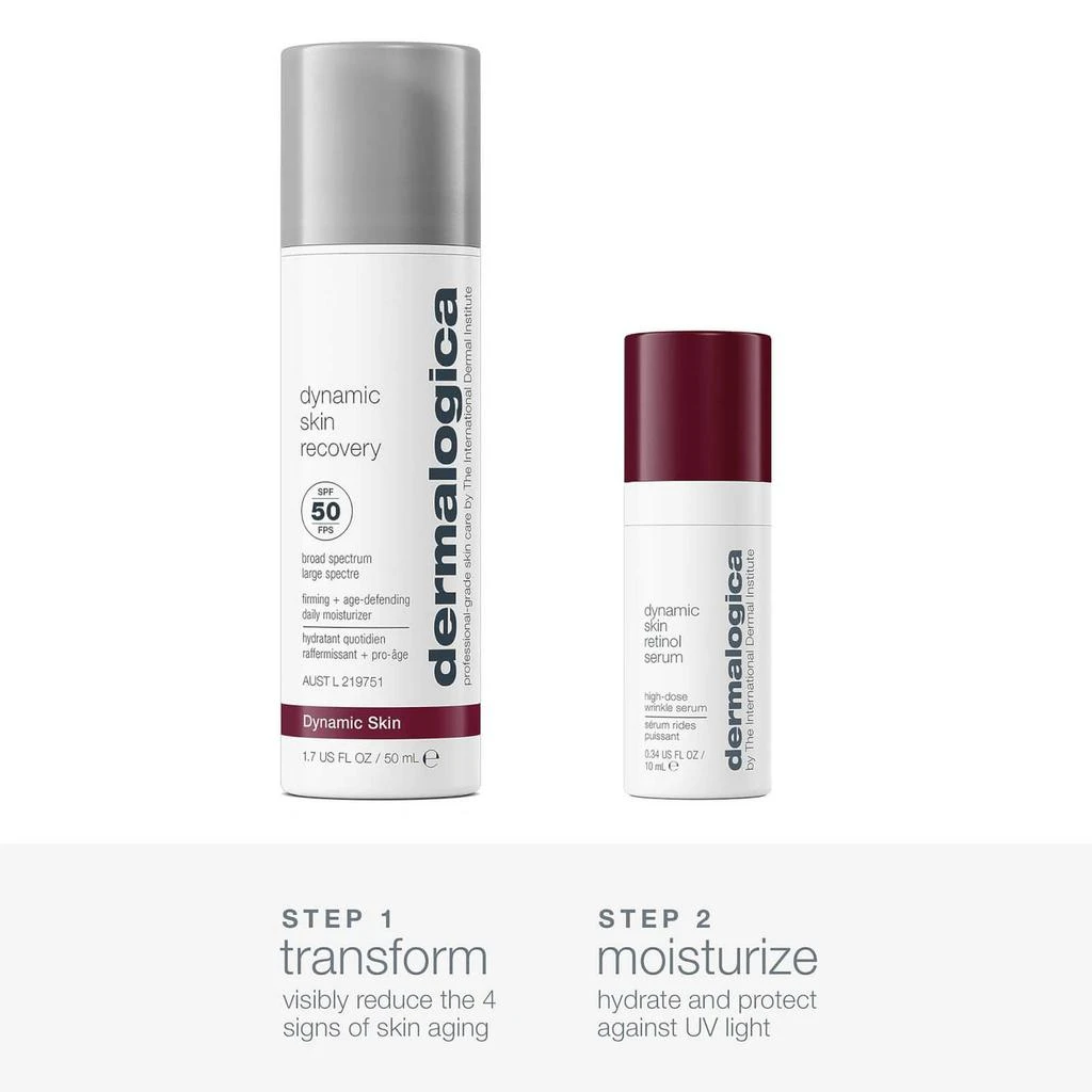 Dermalogica Dermalogica Dynamic Skin Recovery SPF 50 with Travel Size Dynamic Skin Retinol Serum Set 5