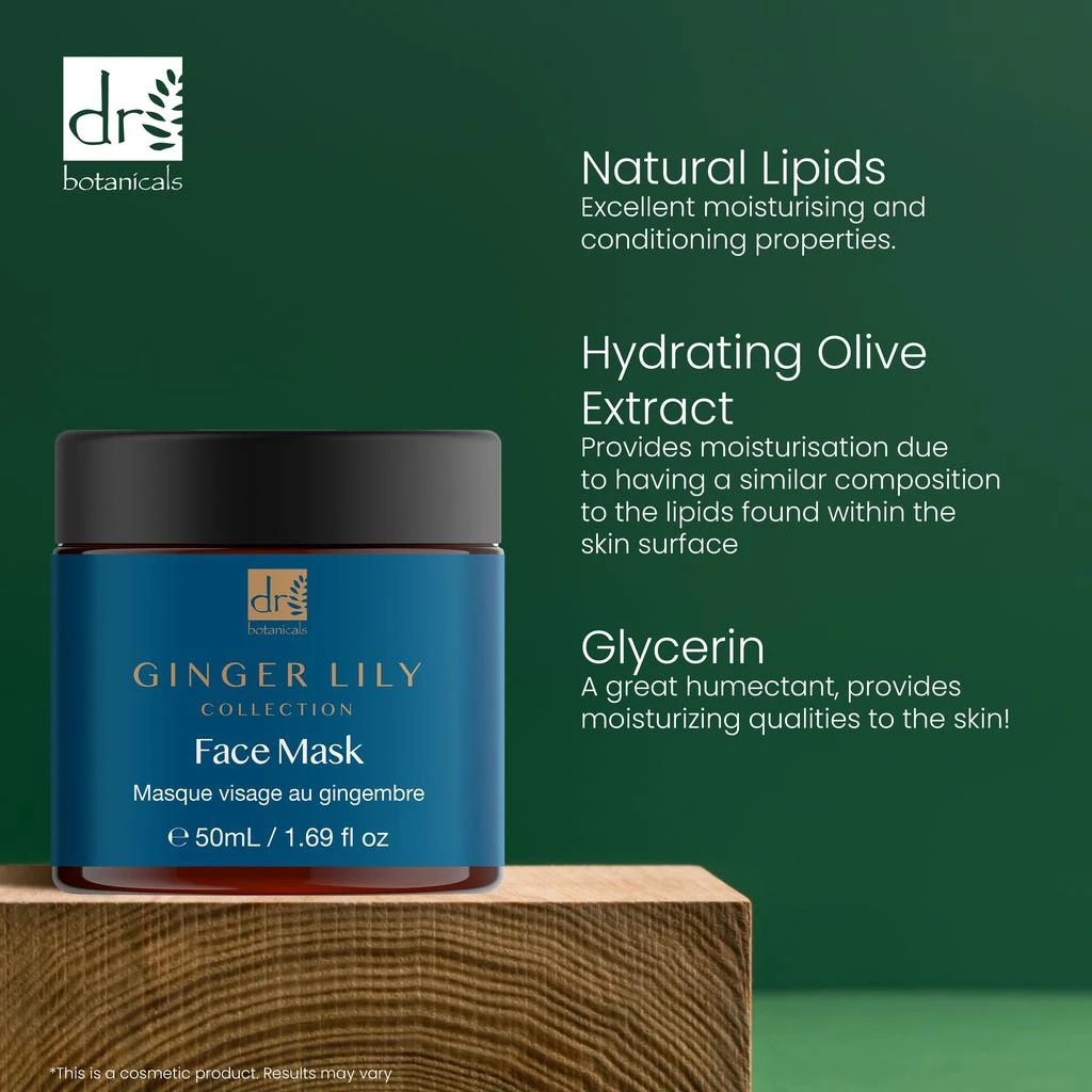 Dr. Botanicals Gingerlily Mask 50ml Twin Value Savings Pack 6