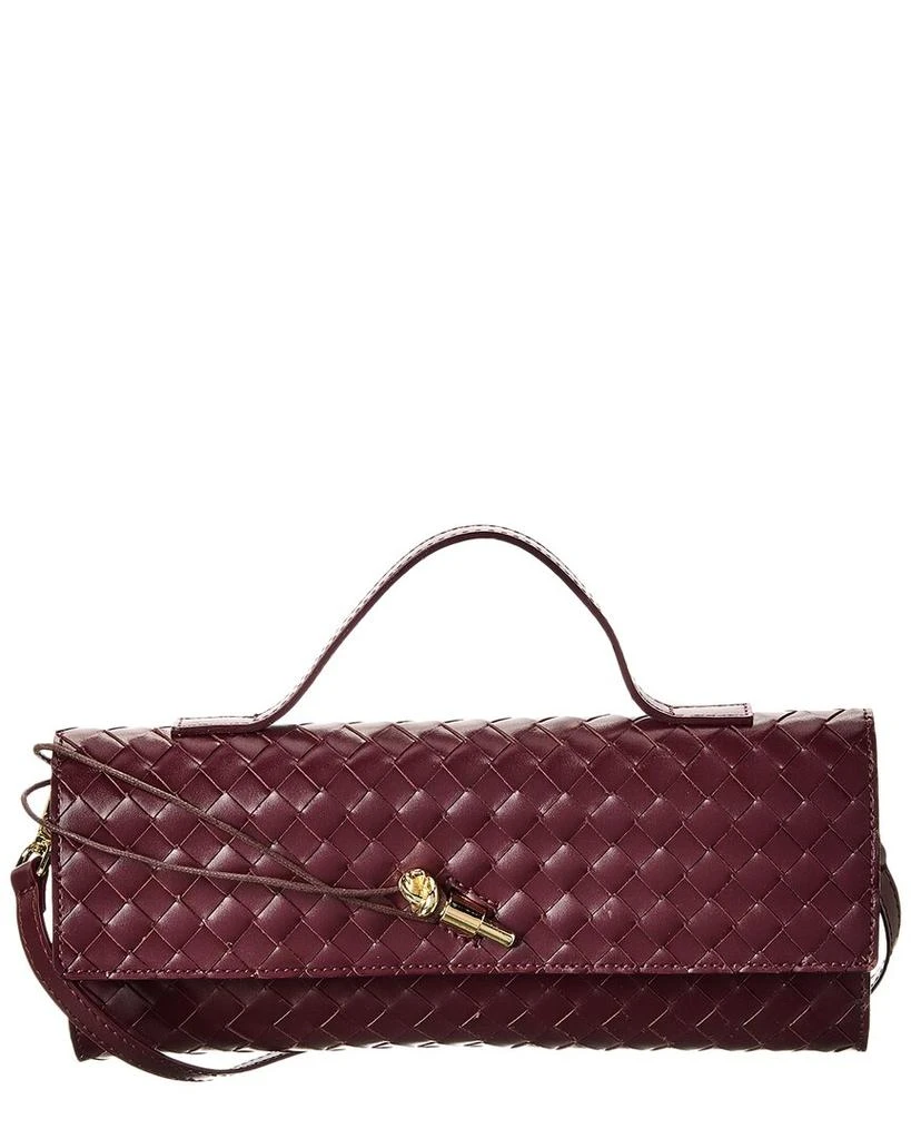 Persaman New York Bonnie Woven Leather Clutch 1