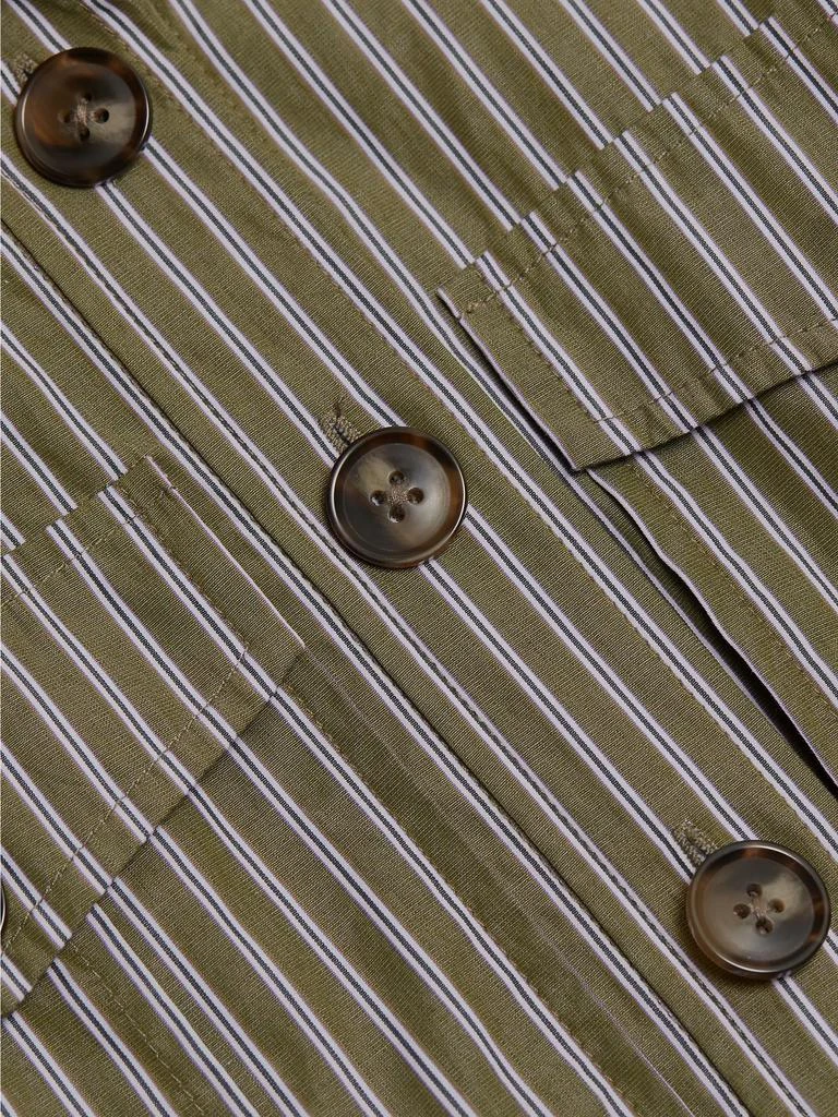 Derek Lam Buffy Stripe Cotton Shirtdress 7