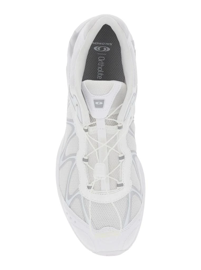 Salomon 'Xt-Whisper' White Sneakers With Printed Logo On The Side And Drawstring Closure In Fabric Unisex 4