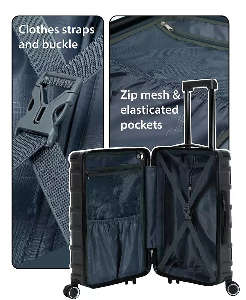 Rockland Boston 3pc Hardside Luggage Set 8