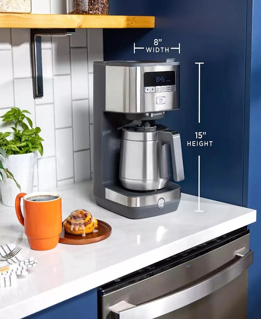 GE Appliances 10 Cup Drip Coffee Maker with Single Serve 11