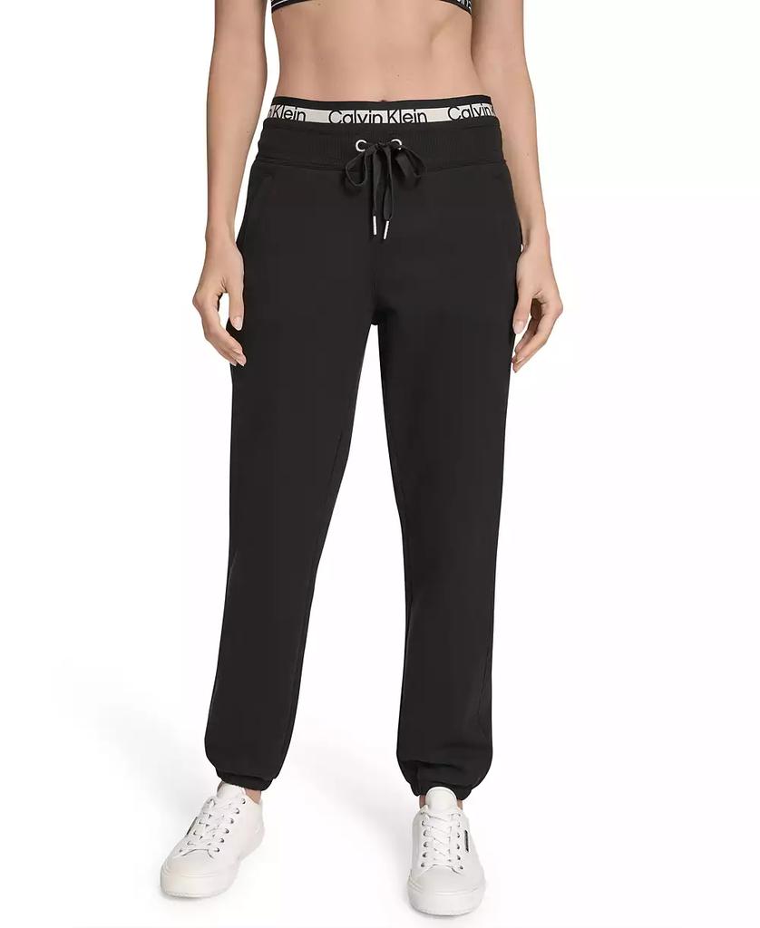 Calvin Klein Women's Performance Logo Stripe Jogger Sweatpants