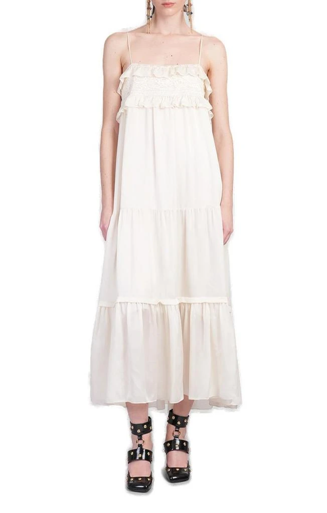 Chloé Chloé Spaghetti Strap Maxi Dress 1