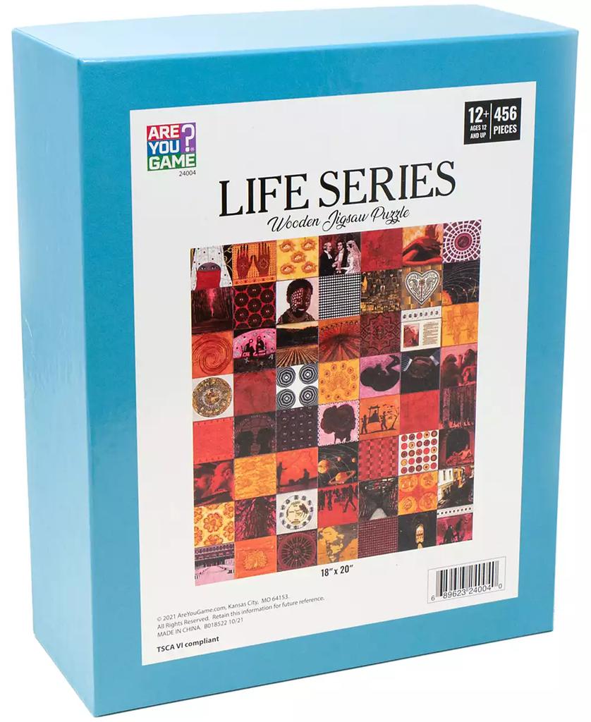 AreYouGame Wooden Jigsaw Puzzle Life Series, 456 Pieces