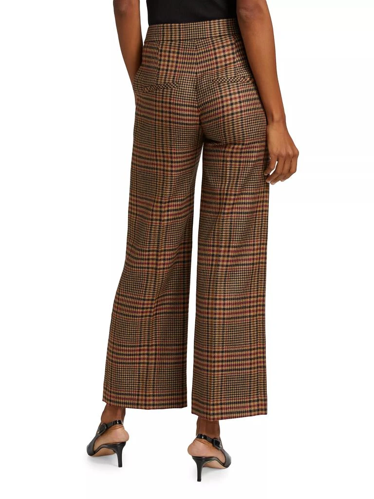 VERONICA BEARD Brixton Wool Plaid Pants 5