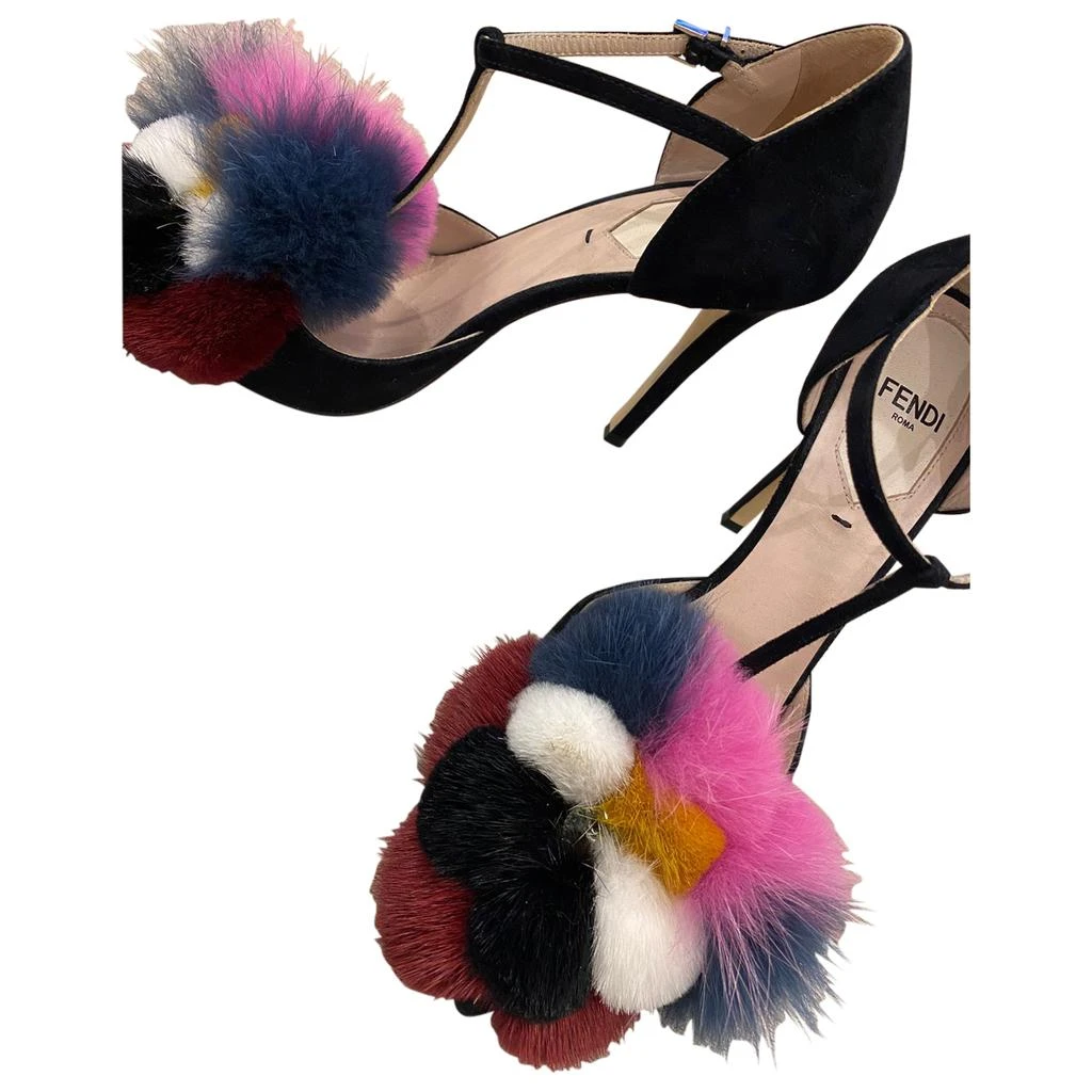 Fendi Fendi Velvet sandal 1