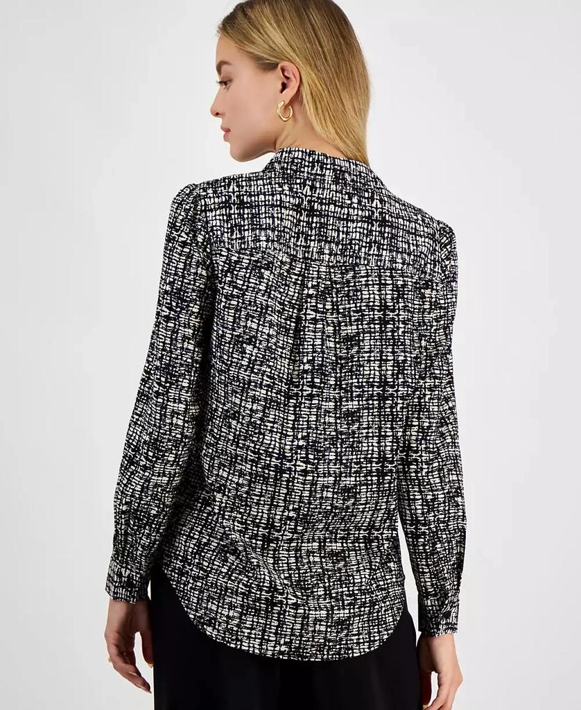Bar III Women's Abstract-Print Shirt, Exclusively at Macy's 4