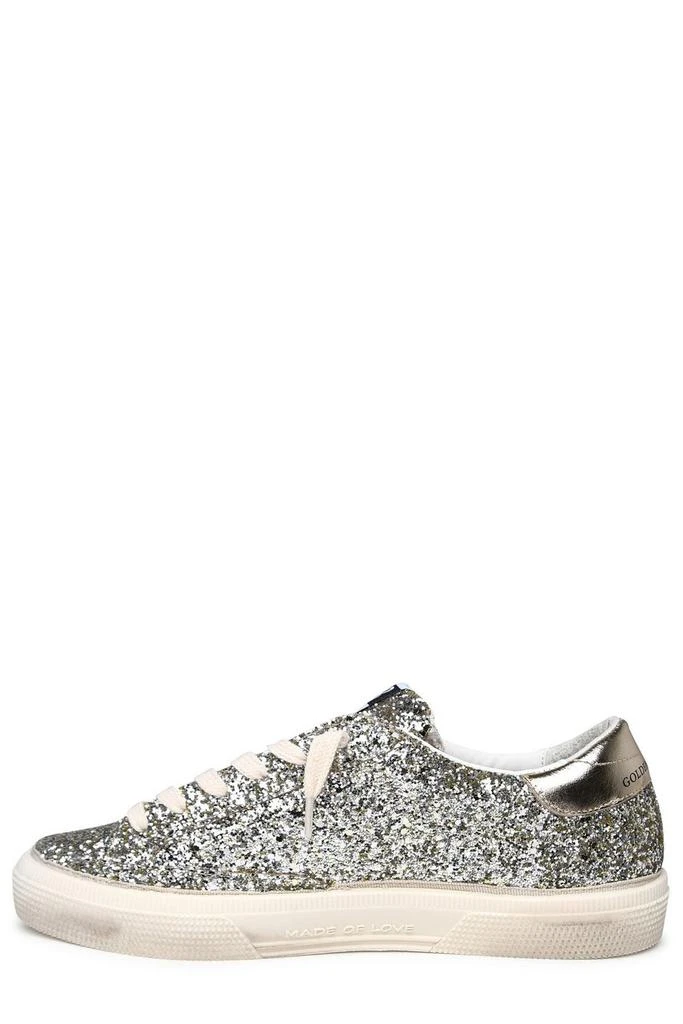 Golden Goose Kids Golden Goose Kids Glitter-Detailed Round Toe Sneakers 2