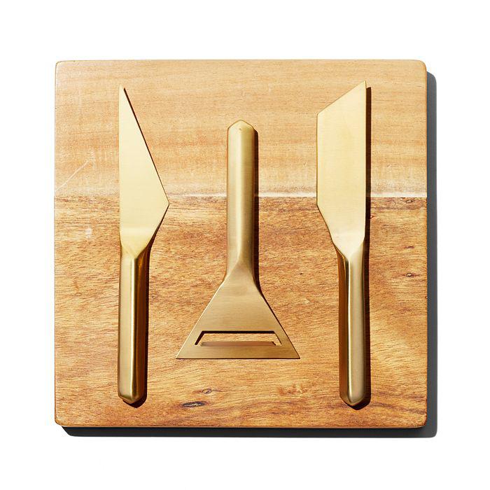 Rabbit RBT Cheese Knives and Cutting Board Set