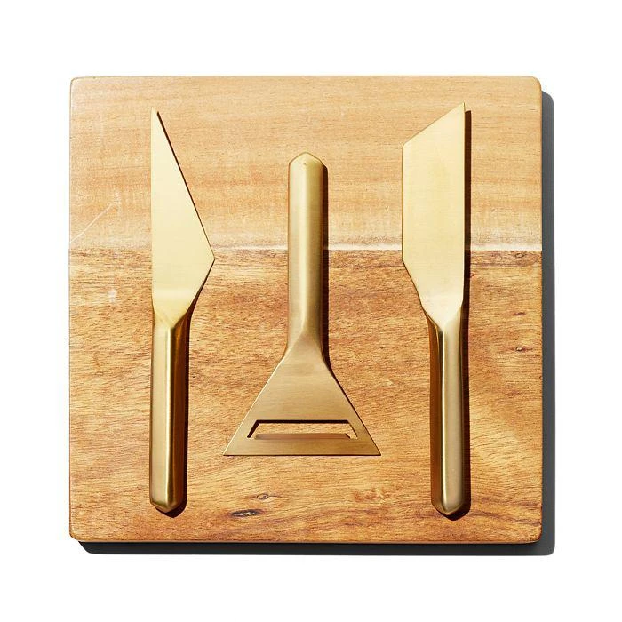 Rabbit RBT Cheese Knives and Cutting Board Set 2