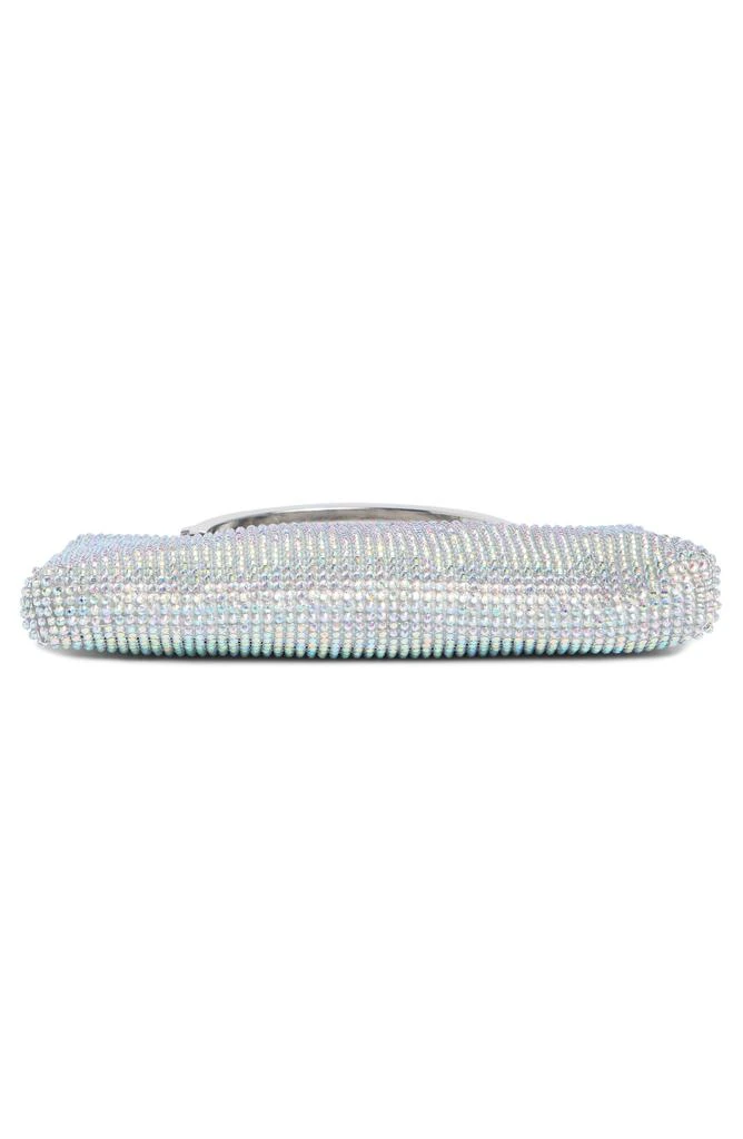 Jessica McClintock Zinia Crystal Mesh Ring Top Handle Bag 6