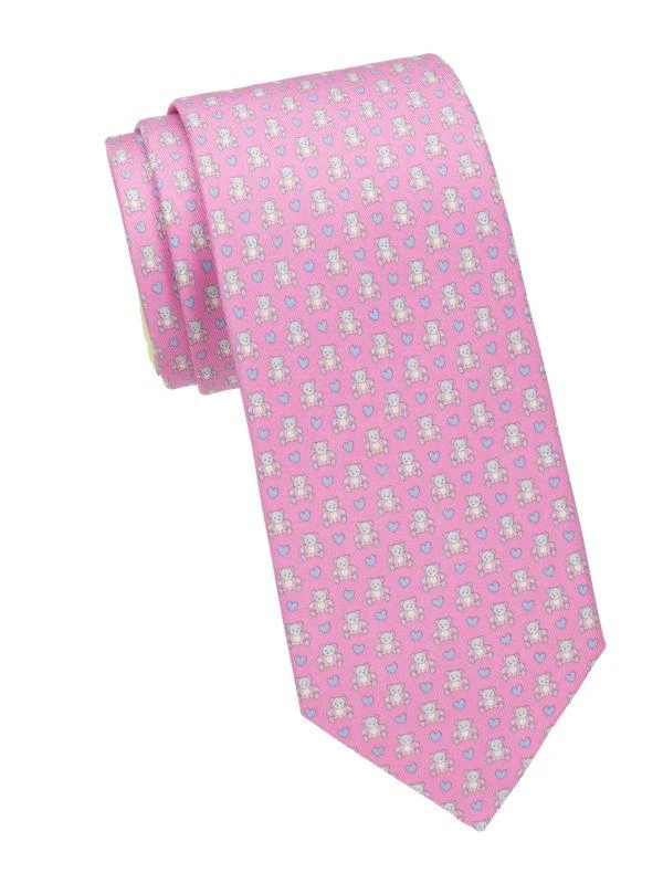 Salvatore Ferragamo Novelty Silk Tie 1