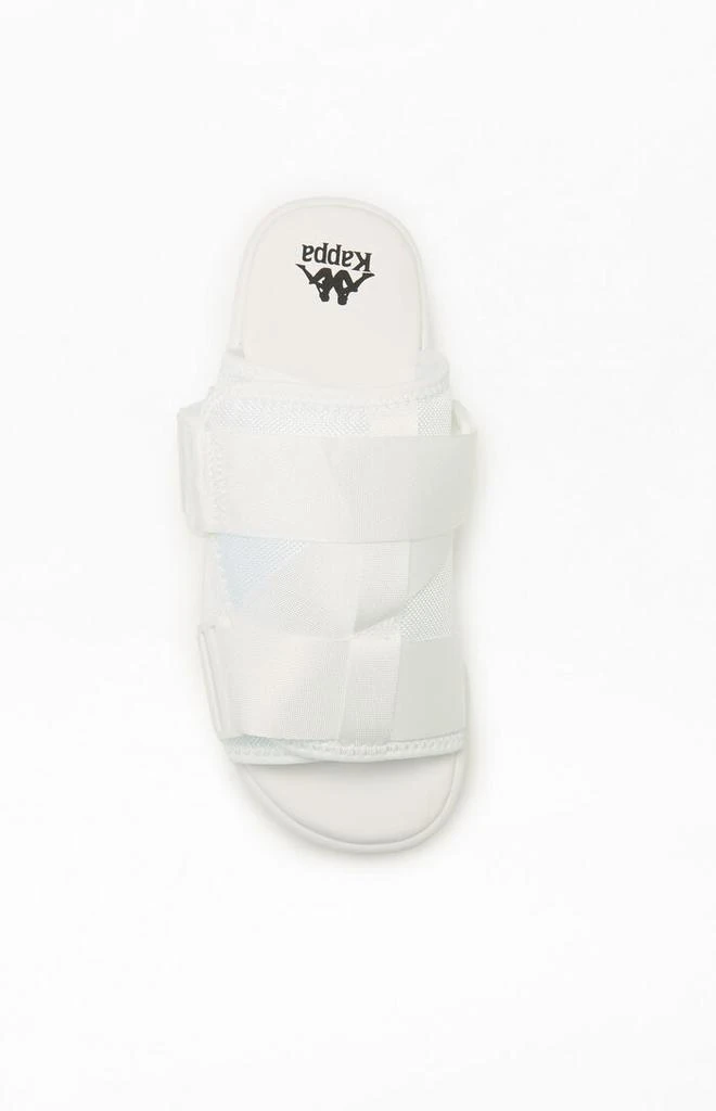 Kappa White Authentic Bastian 1 Slide Sandals 5