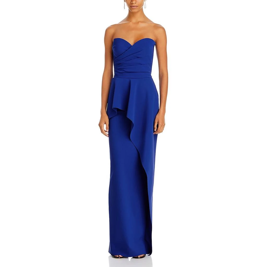 Chiara Boni Womens Pleated Padded Bra Evening Dress 1