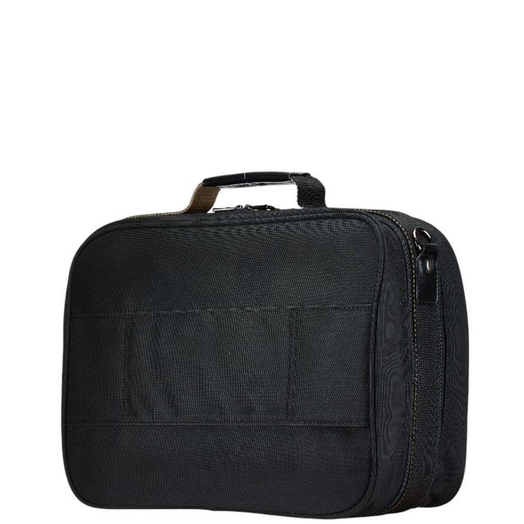 Longchamp Canvas Leather Briefcase (Pre-Owned)