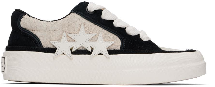 AMIRI Black & Off-White Sunset Skate Sneakers