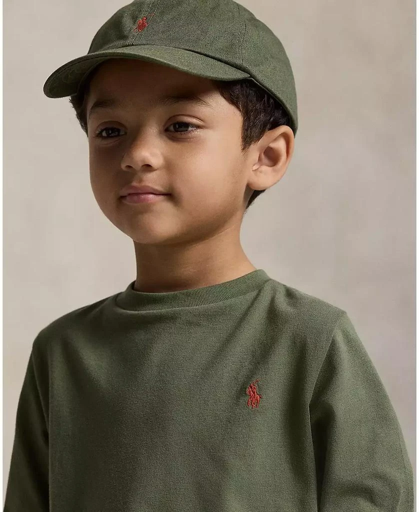 Ralph Lauren Toddler and Little Boys Cotton Jersey Long Sleeve T-Shirt 3