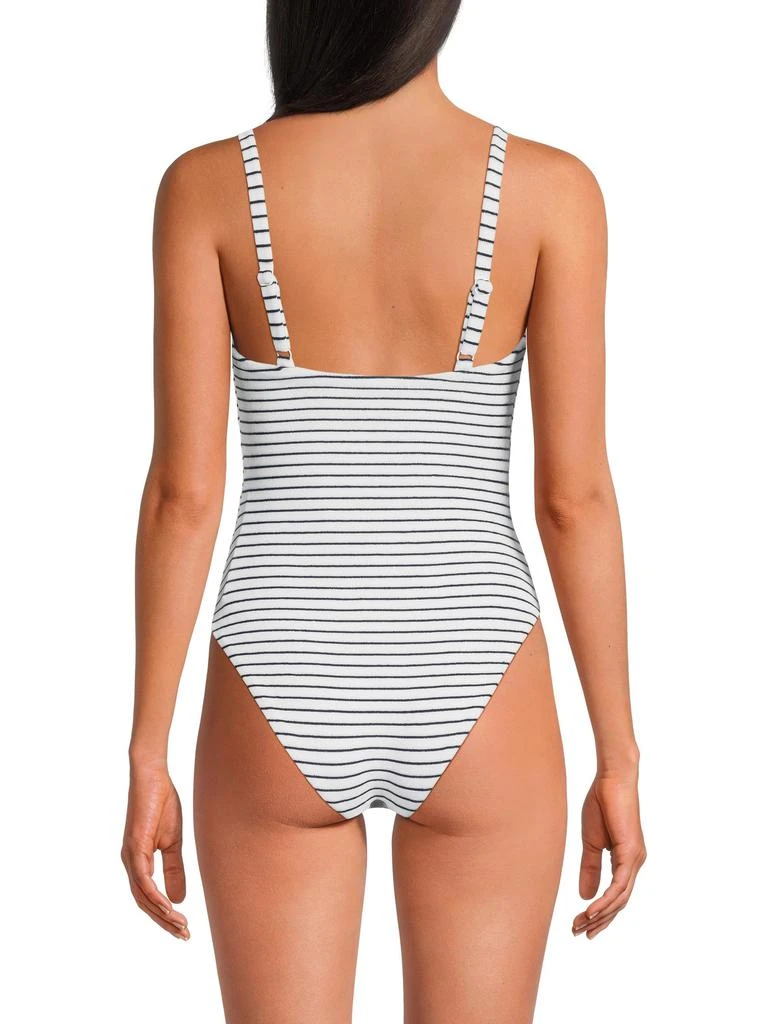 Onia Marilyn Striped One-Piece Swimsuit 2