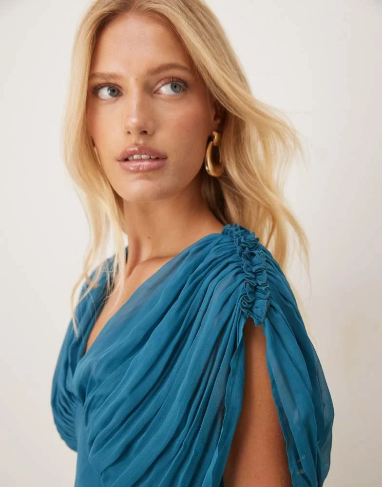 ASOS DESIGN blouson bias maxi dress with ruffle hem in deep teal On Sale Now with Up to 11% Off | Discover Exclusive Deals & Savings at BeyondStyle Authentic ASOS ASOS DESIGN blouson bias maxi dress with ruffle hem in deep teal On Sale Now with Up to 11% Off | Discover Exclusive Deals & Savings at BeyondStyle Authentic ASOS