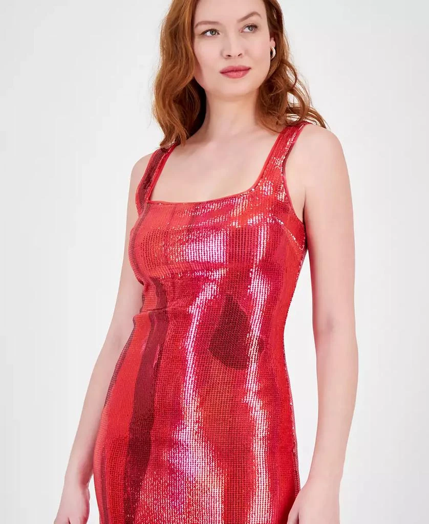 RACHEL Rachel Roy Women's Ariel Sequin Sleeveless Sheath Dress 4