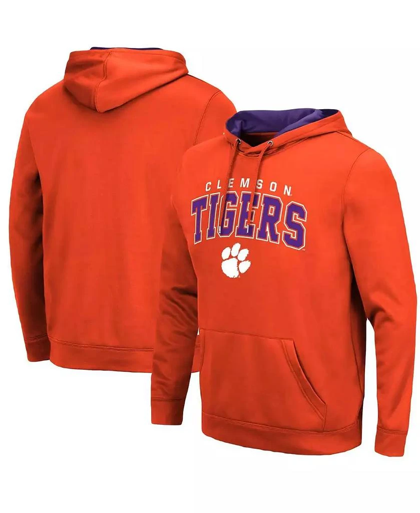 Colosseum Men's Clemson Tigers Resistance Pullover Hoodie 1