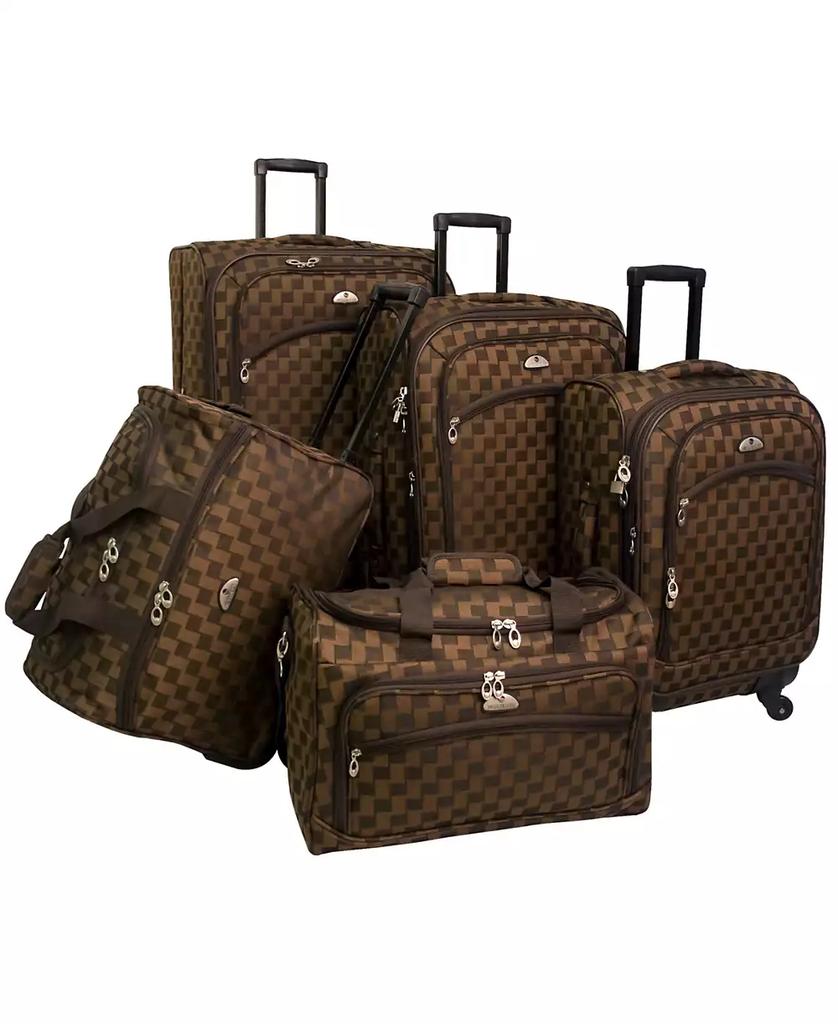 American Flyer Madrid 5 Piece Spinner Luggage Set