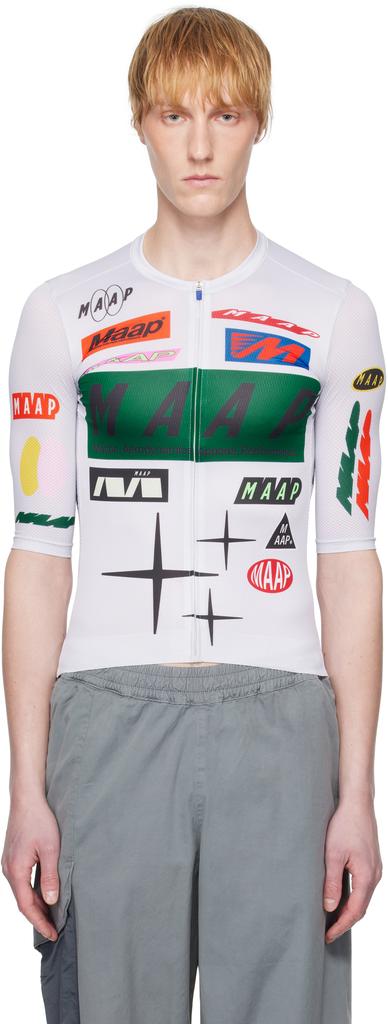 MAAP White Drome Pro Air Jersey 3.0 T-shirt