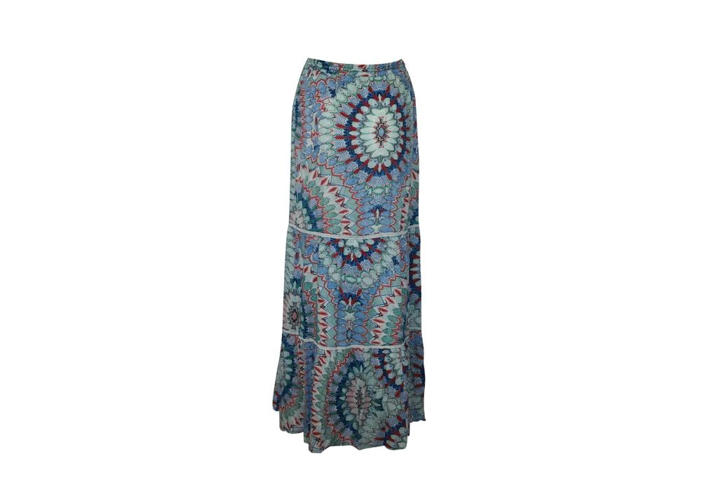 MELISSA ODABASH Miriam Paradise Maxi Skirt in Multicolor Rayon 2