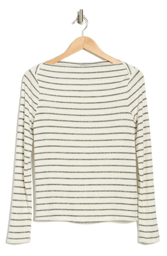 Bobeau Sammi Ribbed Long Sleeve High Neck Top 3