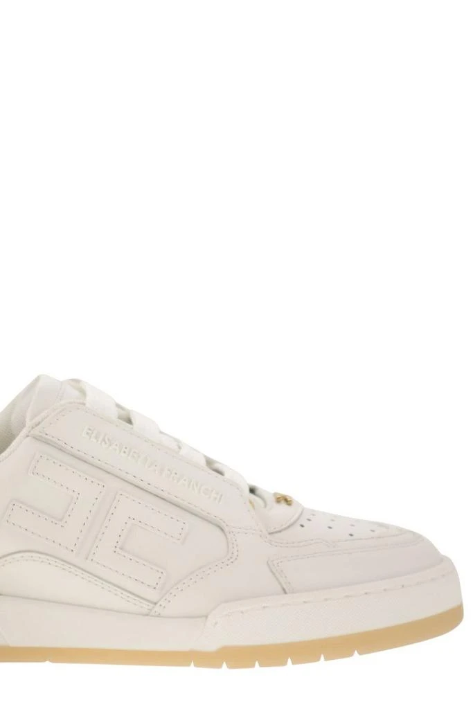 ELISABETTA FRANCHI Elisabetta Franchi Logo Embossed Low-Top Sneakers 6