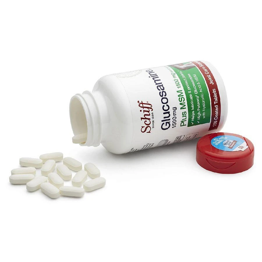 Schiff Glucosamine 1500mg Plus MSM Joint Care Cotaed Tablets 3