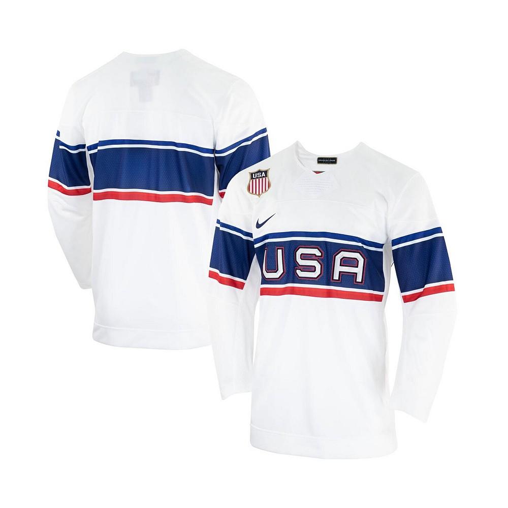 Nike Men's White Team USA Hockey 2022 Winter Olympics Collection Jersey
