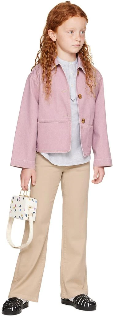 Bonpoint Kids Beige Bestie Jeans 4