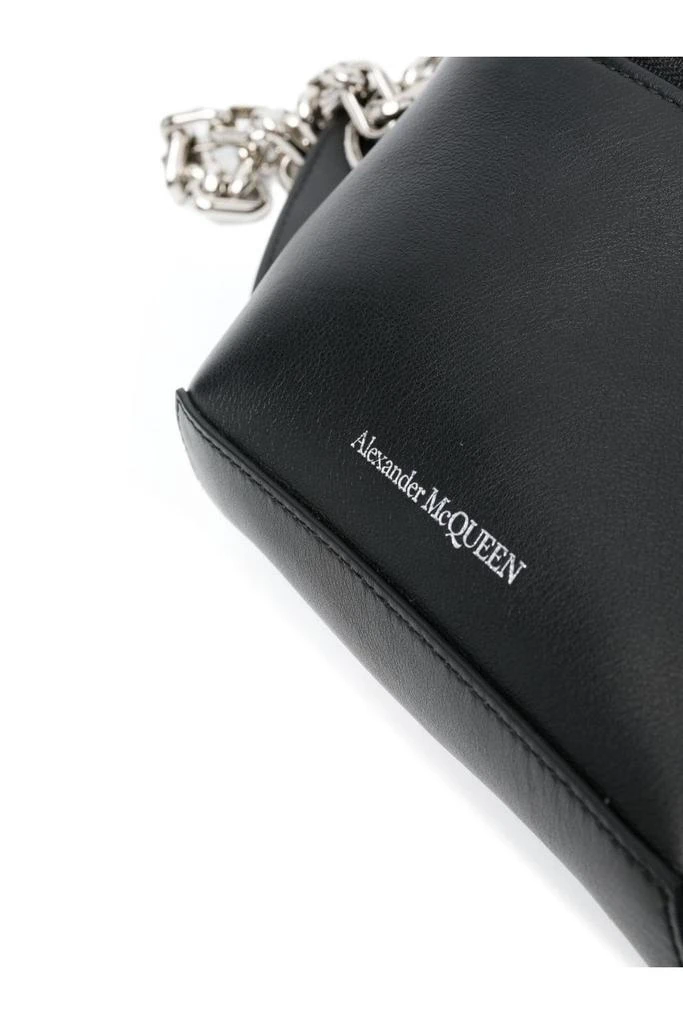 undefined Logo-Print Leather Belt Bag Black 4