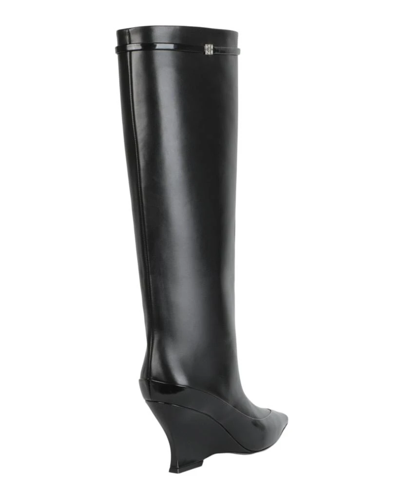 Givenchy Raven Tall Leather Wedge Boots 3