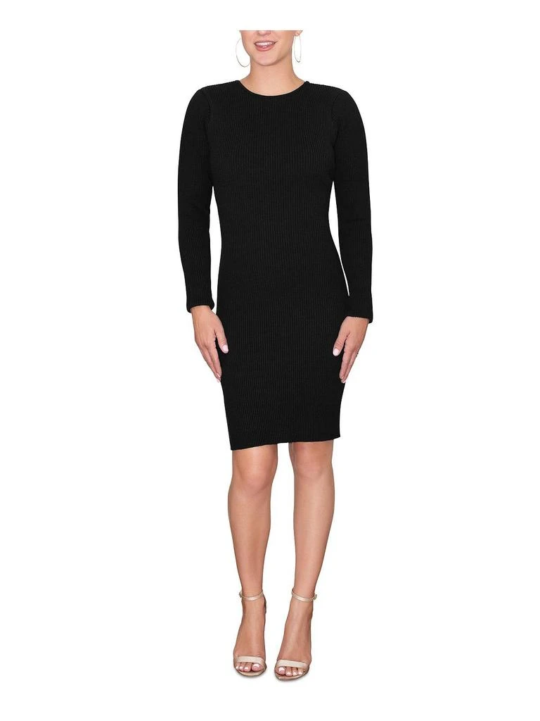 RACHEL Rachel Roy Womens Knit Open Back Bodycon Dress 1