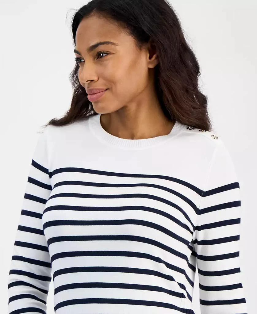 Tommy Hilfiger Women's Striped Marniere Sweater 3
