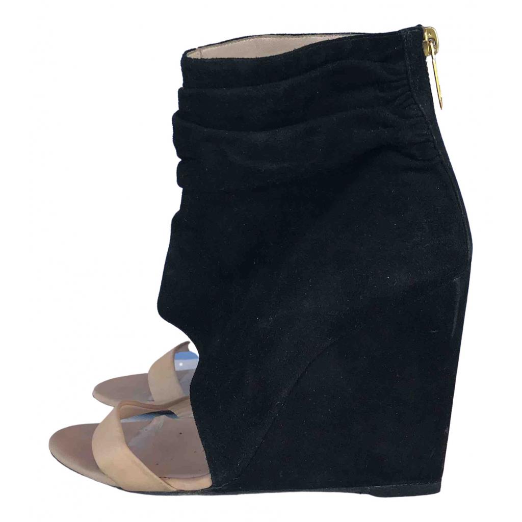 Jerome Dreyfuss Jerome Dreyfuss Leather open toe boots