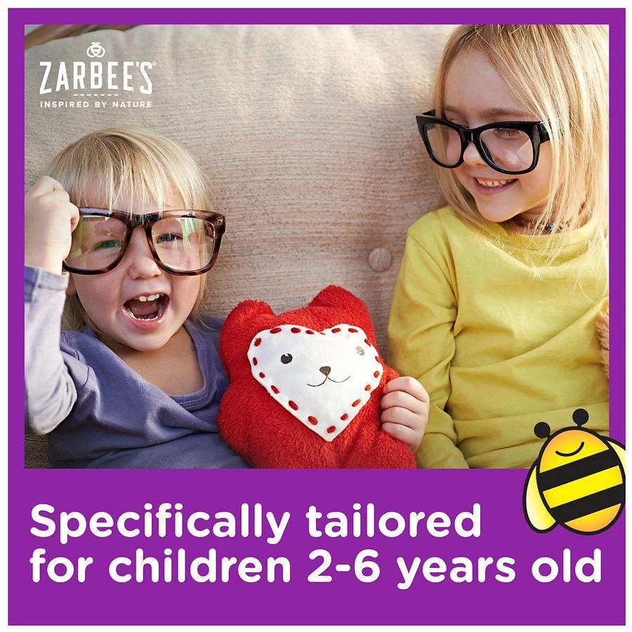 ZarBee's Naturals Children's Day Honey Cough Syrup + Immune Natural Mixed Berry 6
