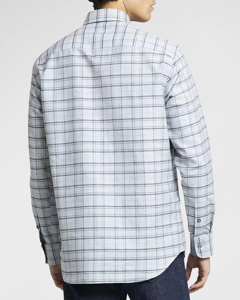 Brioni Men's Cotton Plaid Sport Shirt 5