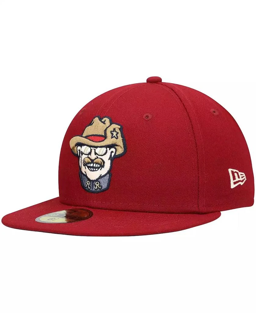 New Era Men's Red Frisco RoughRiders Authentic Collection Team Alternate 59FIFTY Fitted Hat 1